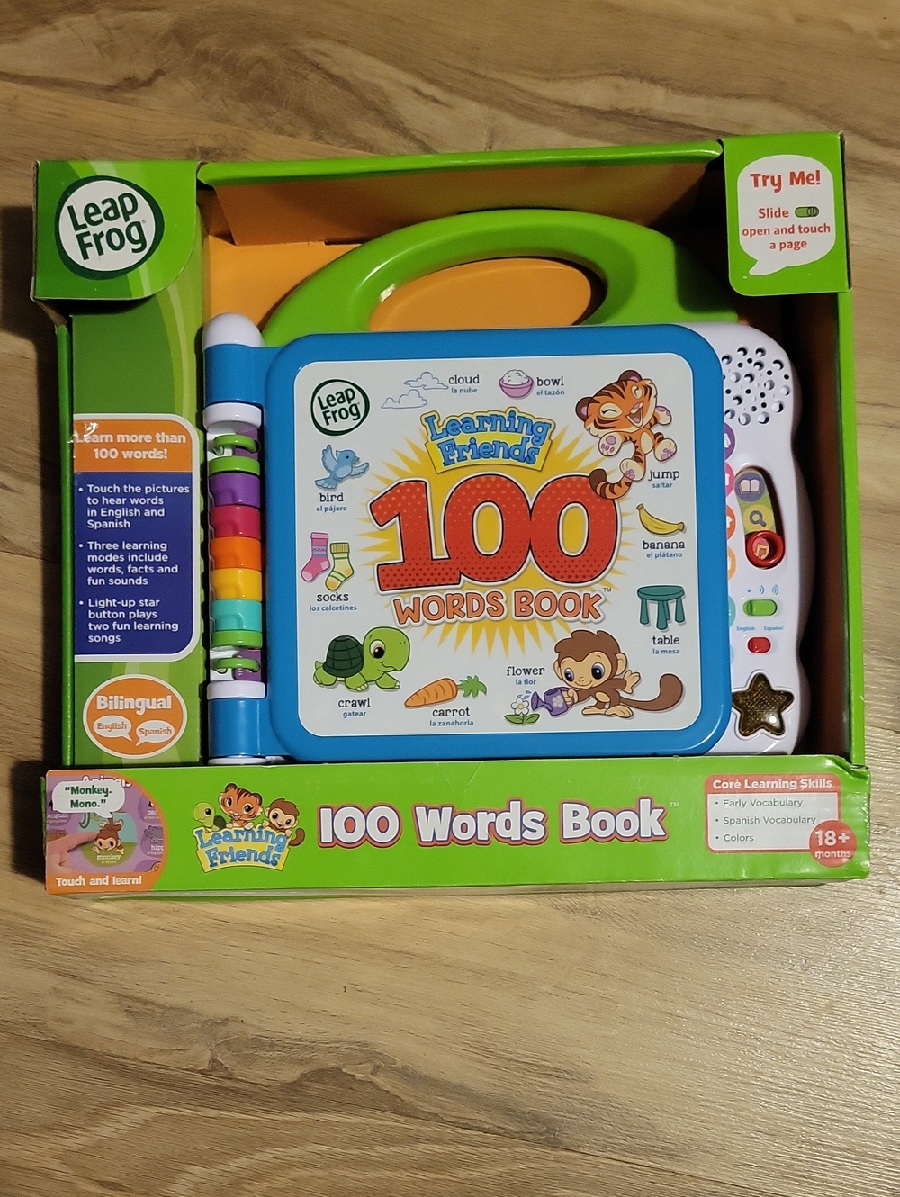 Leapfrog Learning Friends 100 Words Book - New